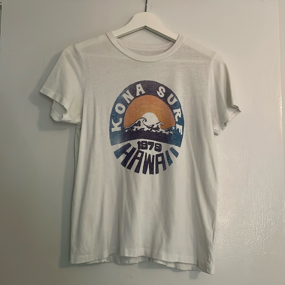 Anthropologie Kona Surf Distressed TShirt